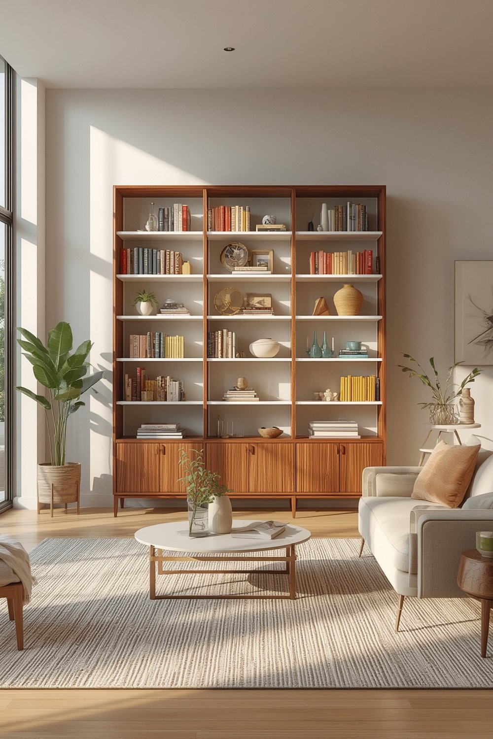 bookshelf display product view