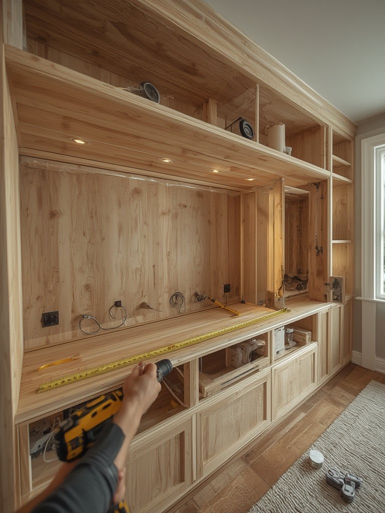 built-in entertainment center - Illustration 2