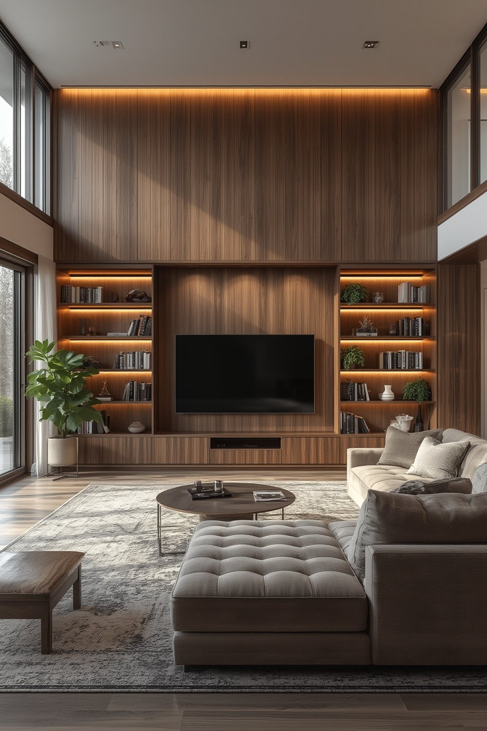 built-in entertainment center - Illustration 1