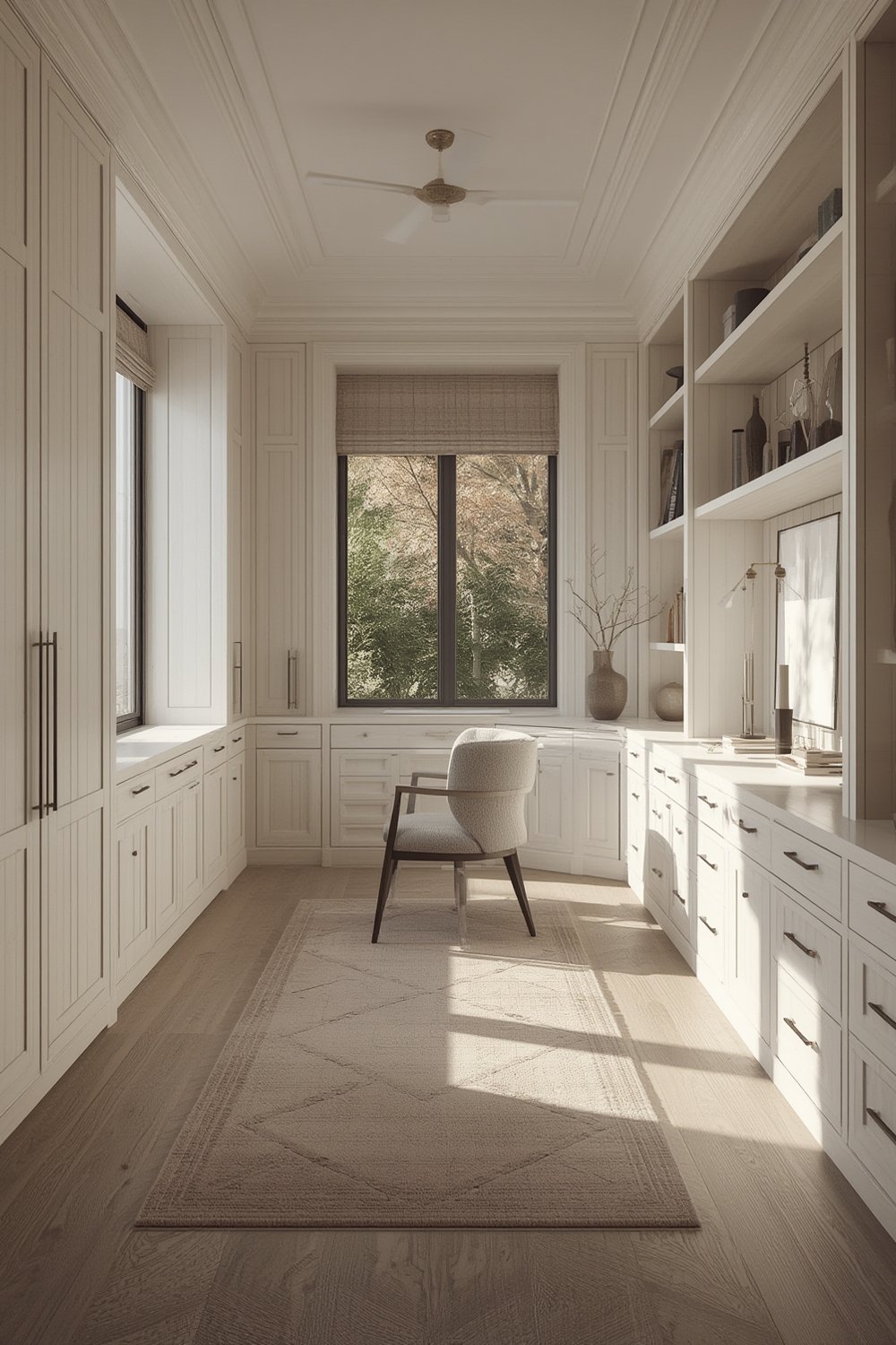 built-in home office storage - Illustration 1