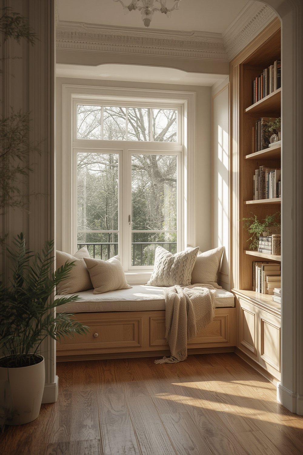 built-in reading nook - Illustration 1