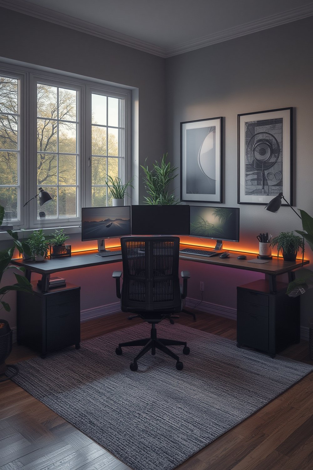 corner desk product view