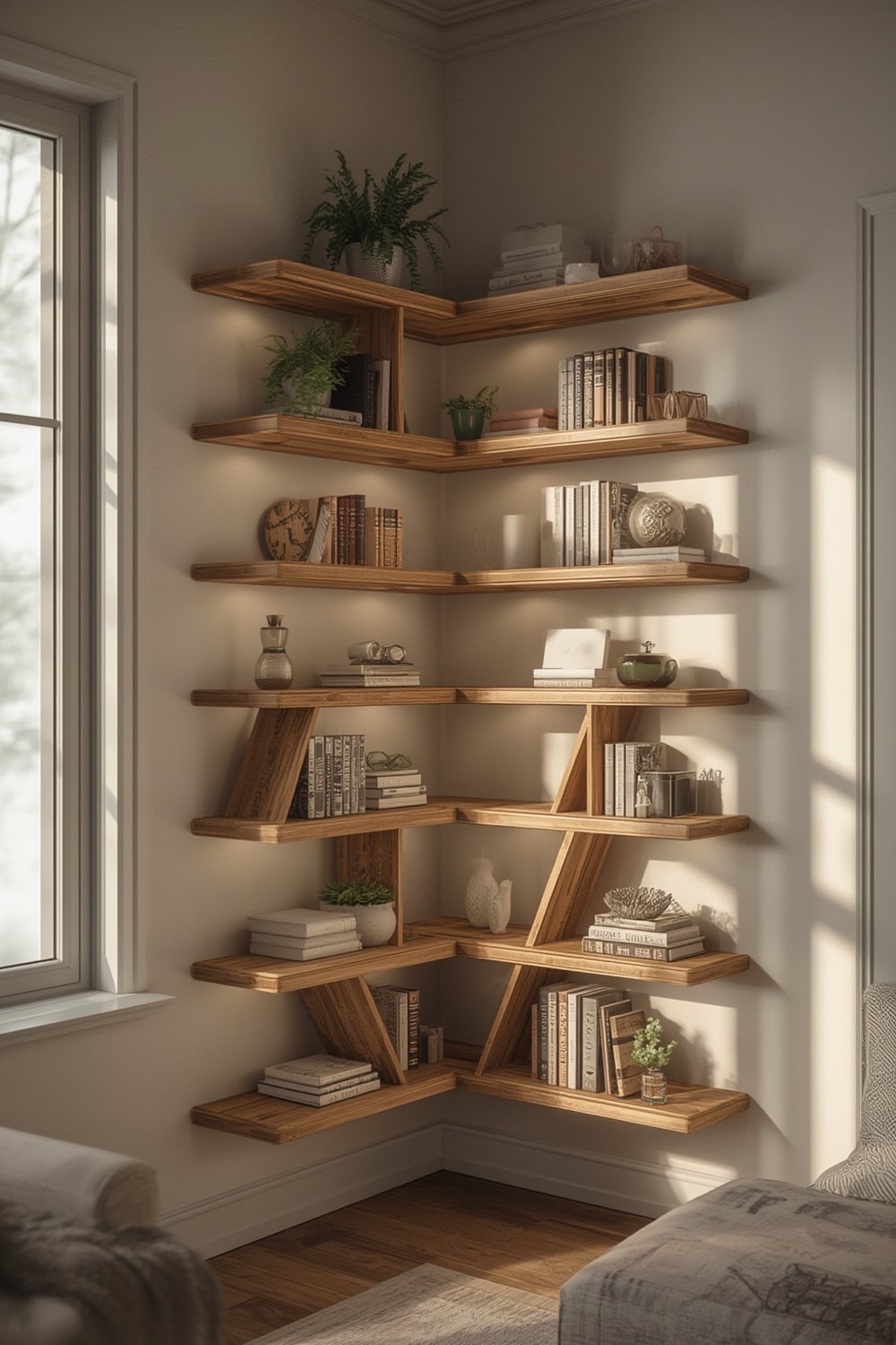 corner shelf ideas - Illustration 1