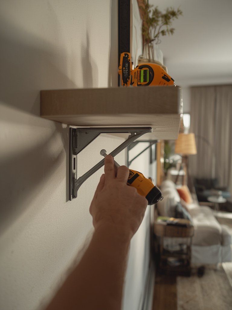 floating shelves living room - Illustration 2