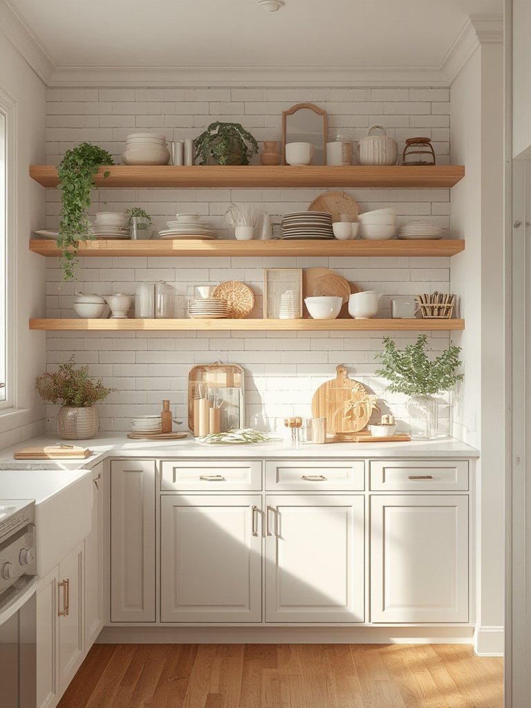 kitchen open shelving ideas - Illustration 3
