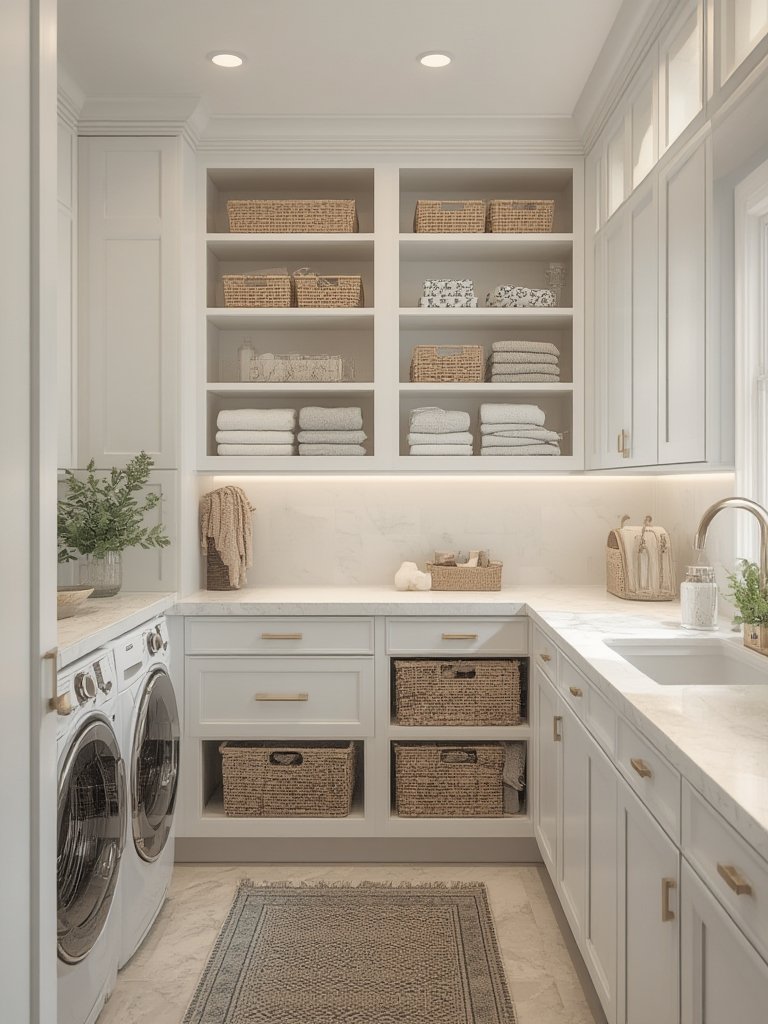 laundry room built-in cabinets - Illustration 3