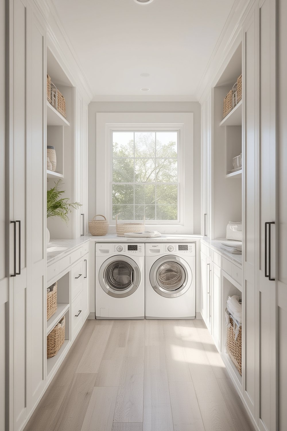 laundry room built-in cabinets - Illustration 1