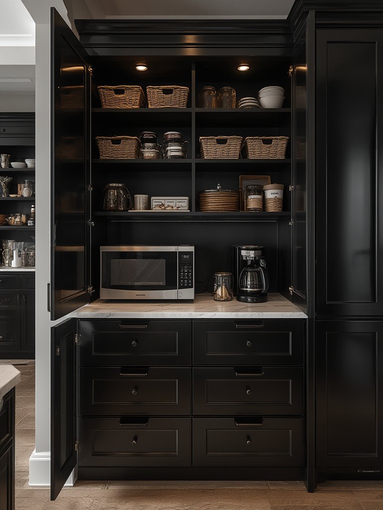 kitchen pantry in action