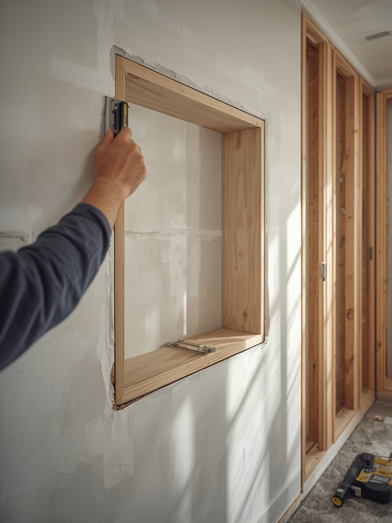 recessed wall shelves - Illustration 2