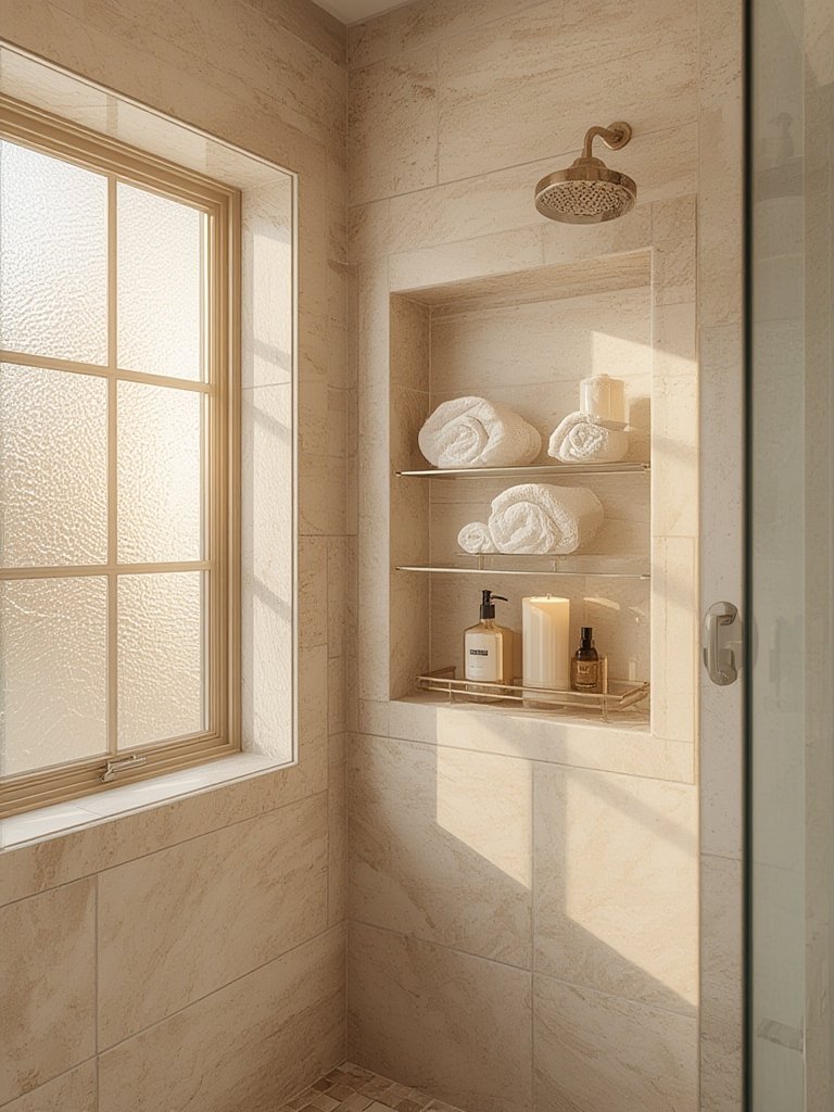 recessed wall shelves - Illustration 3