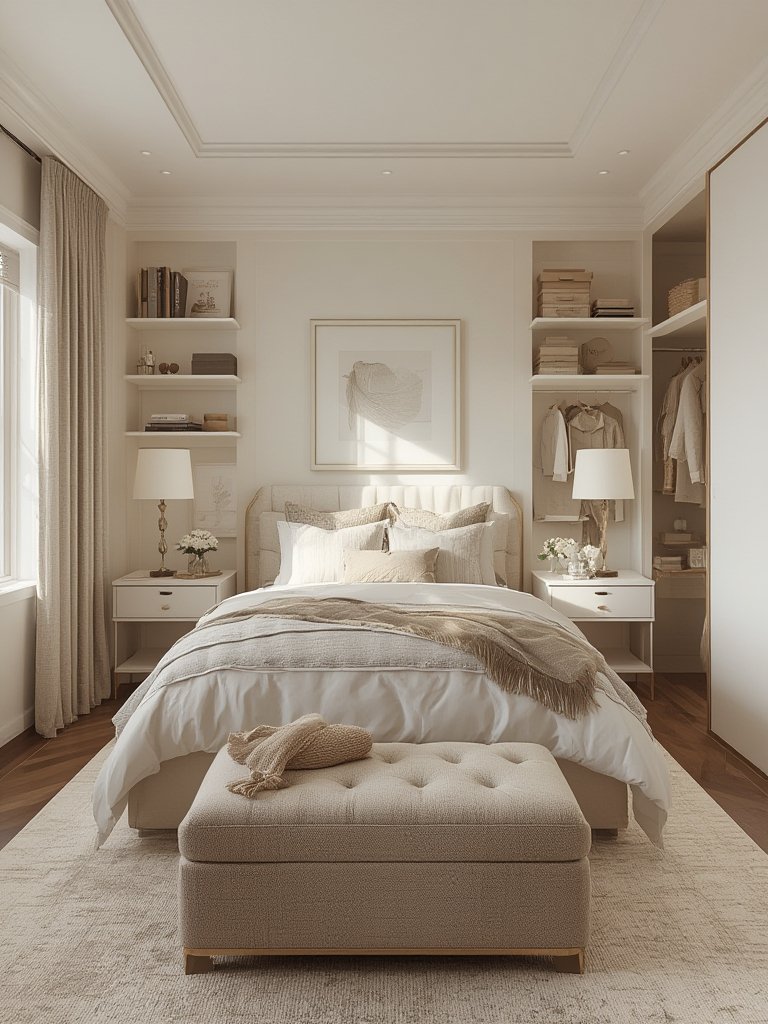 small bedroom storage solutions - Illustration 3