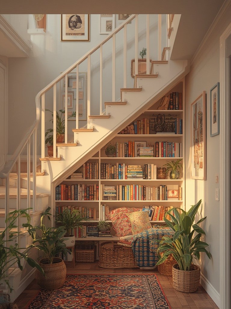 staircase bookshelf - Illustration 3