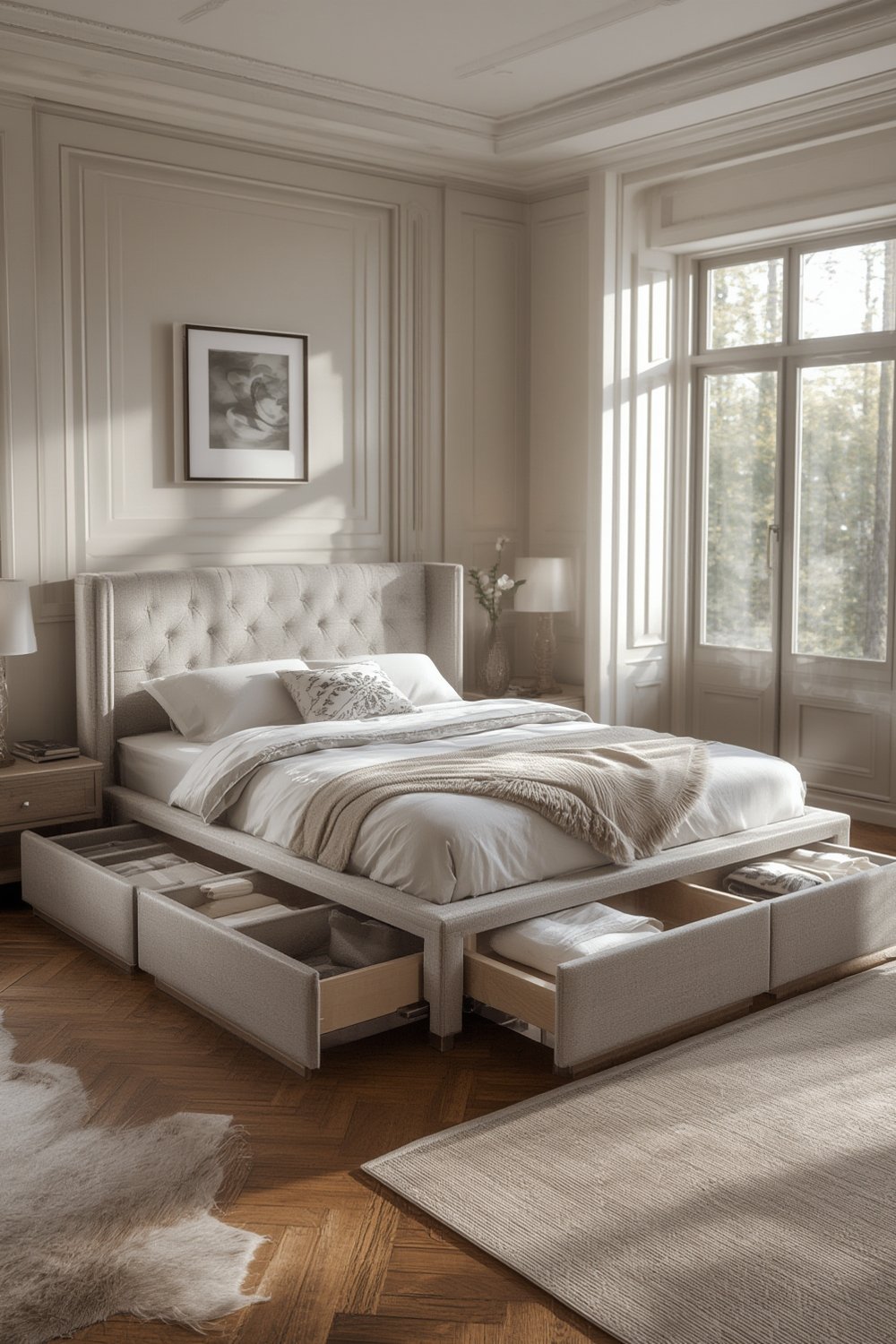 storage bed product view