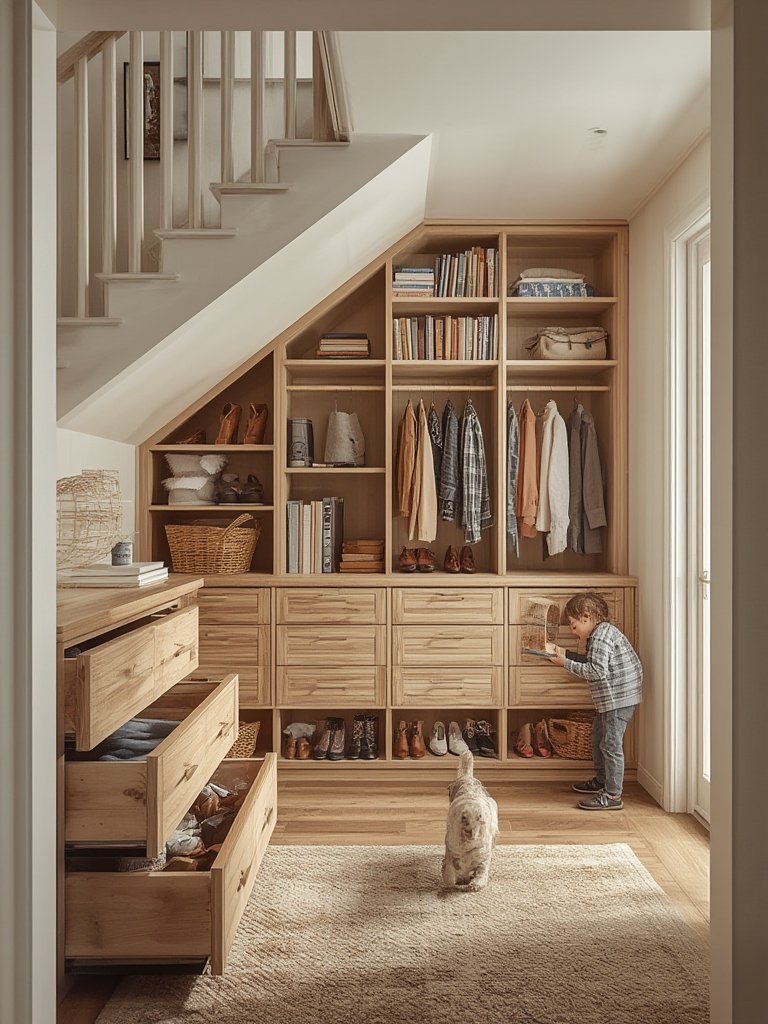 under stair storage built-in - Illustration 3